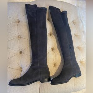 Stuart Weitzman ALLGOOD over the knee boots, size 9, grey
